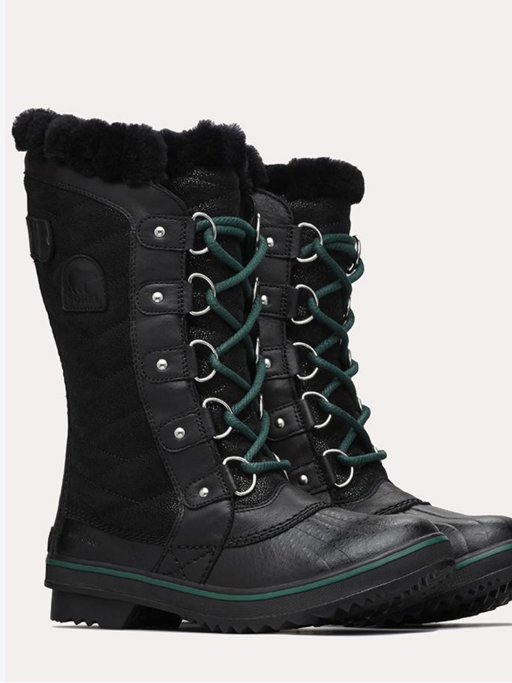 Sorel Tofino II lux boots women size 6.5 black  Winter Lace-Up Boots